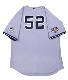 2009 CC Sabathia World Series Game Issued New York Yankees Road Jersey (Sports Investors Authentication)